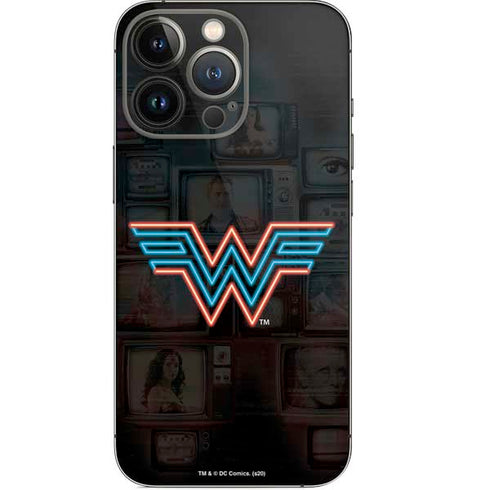 Wonder Woman 1984 (2020) Neon Logo iPhone 14 Pro Skin